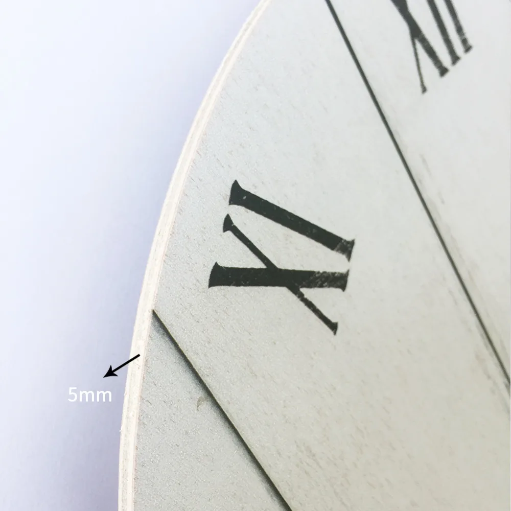 Европейский стиль настенные часы цифровые белые деревянные винтажные бесшумные круглые подвесные часы для офиса кухни гостиной украшения дома