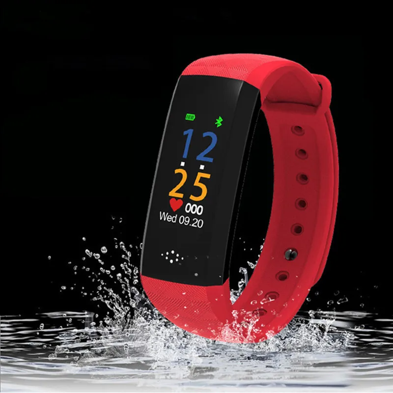 

SANDA smart sports watch blood pressure heart rate monitoring smart watch Android call reminder pedometer smart bracelet
