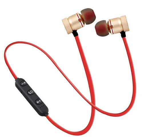 

Wireless Bluetooth Earphones Metal Magnetic Stereo Bass Headphones With Mic For iphone samsung s6 s8 xiaomi like xt11