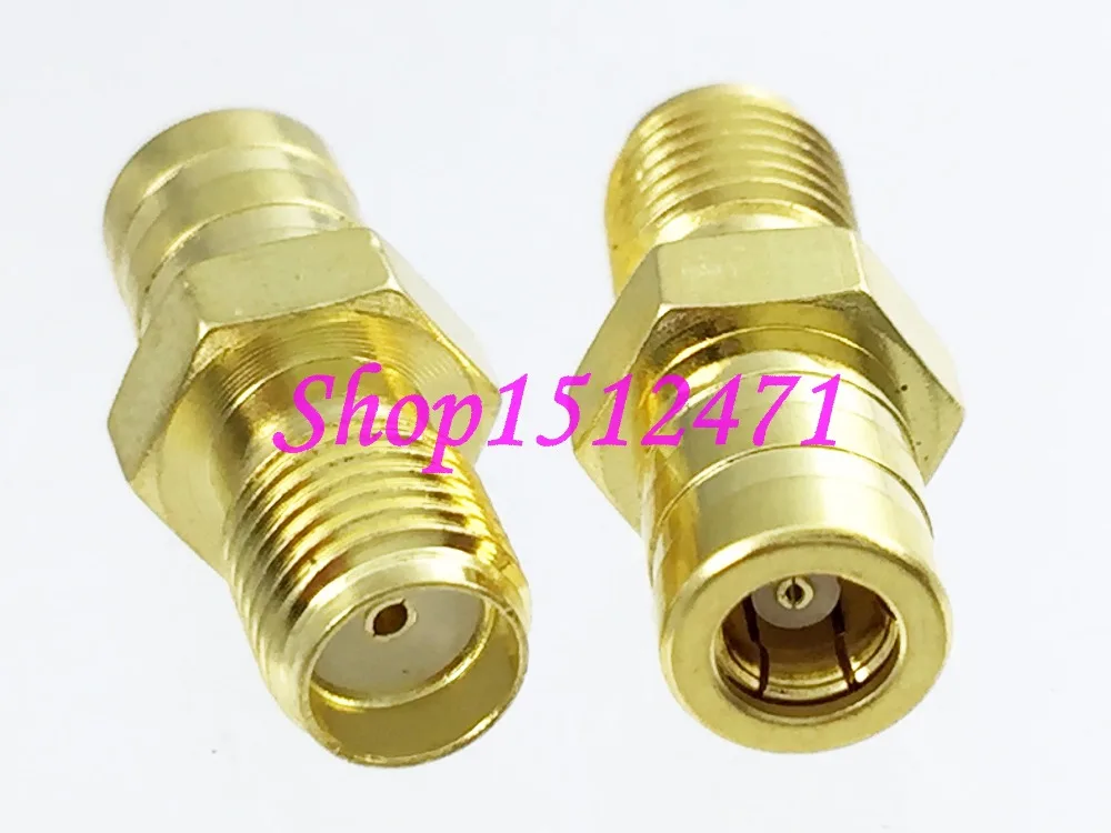 

10pcs Adapter converter SMA female jack to SMB female jack straight connector