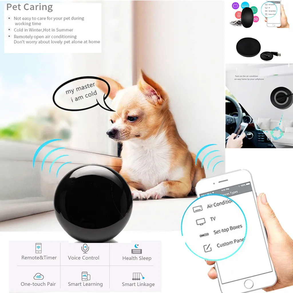 

Smart IR Control Universal Remote Controller For Air Conditioner TV DVD Player 2019 New Arrival fashion