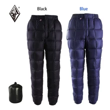 BlackIce ультра-легкий Открытый кемпинг теплый термальный 90/10 gray Goose вниз брюки FP700+ черный/синий на выбор