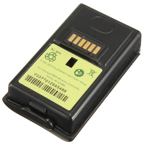 SCLS 2pcs 4800MAH rechargeable battery for XBOX 360 Wireless Controller