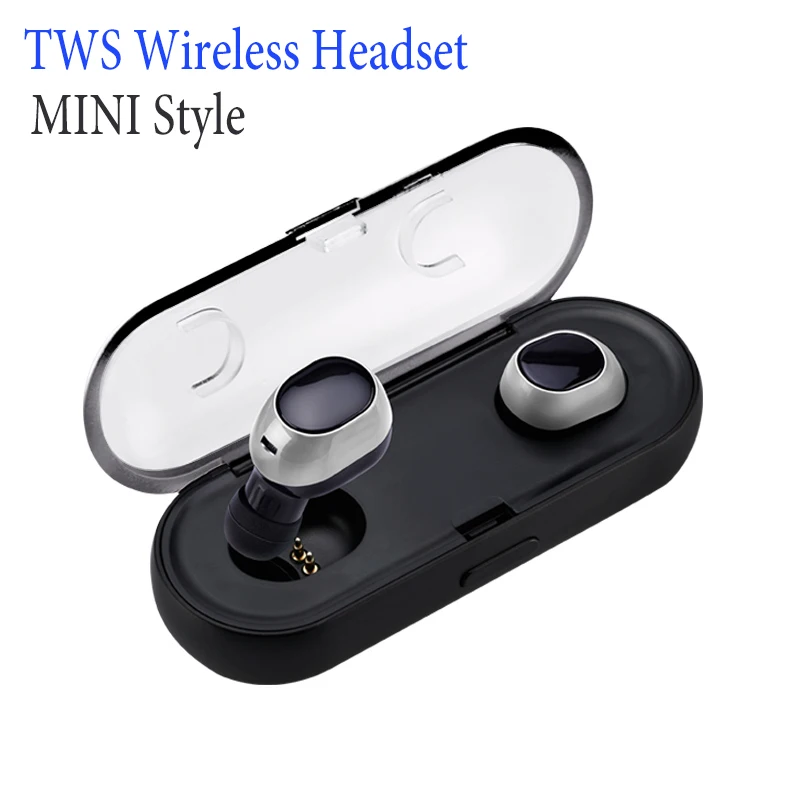 

NEW Ture Wireless Stereo TWS i7 Mini Bluetooth headset Earphone built-in Mic Wireless Recharge Earbud For iPhone Smartphone