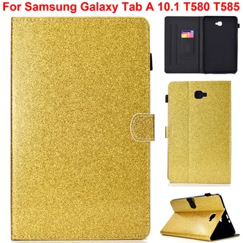 

Glitter Case For Samsung Galaxy Tab A 10.1 inch T580 Cover Protector SM-T580 SM-T585C Shell Pouch tabA 10.1" Soft Silicon Sleeve