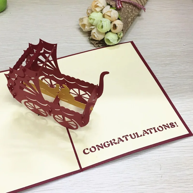 1 шт. детская поздравительная открытка сделай сам|greeting cards|3d greeting cardgreeting cards with