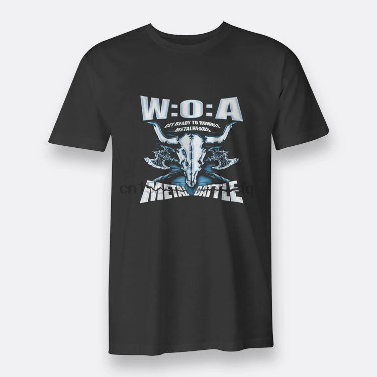 

WOA WACKEN METAL BATTLE Men Tees S to 3XL Black T-shirt