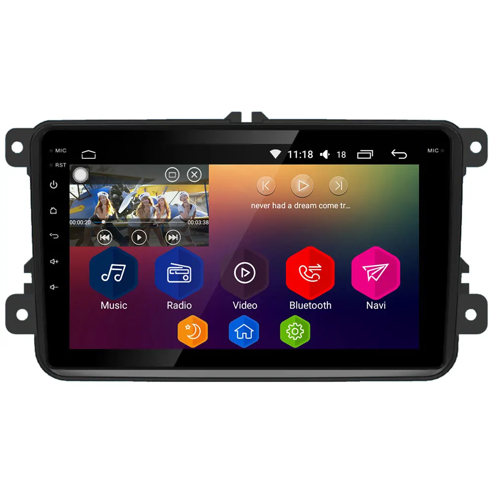 

4G DSP Carplay Android 8 Octa Core 4GB+64GB RDS Car DVD Player Radio For Skoda Yeti Fabia Rapid Praktik Superb Octavia Roomster