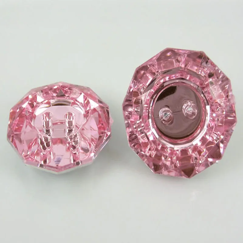 

30pcs 18mm pink flower acrylic button baby sewing buttons decoration / sewing / craft / scrapbooking accessories