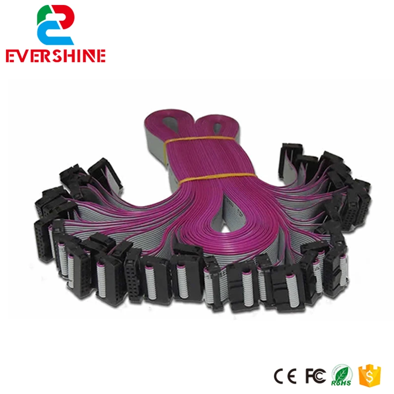 LED 디스플레이 플랫 리본 데이터 케이블, 도매, 길이 50cm, 16 핀, 20 개/로트