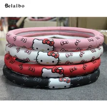 Рулевого колеса автомобиля покрывает Мультфильм латекс Моды cute hello Kitty латекс, чтобы установить изысканный автоаксессуары