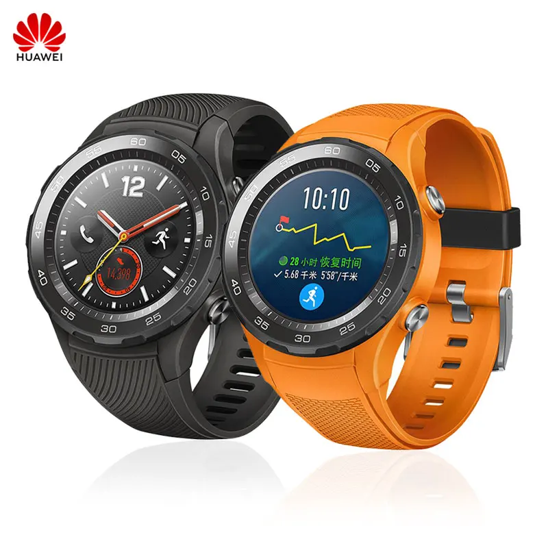 

Huawei Watch 2 / Watch 2 Pro Support SIM LTE 4G NFC GPS Smart Sport Watch Heart Rate Tracker IP68 Waterproof For Android ios