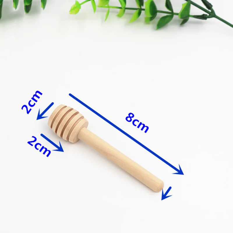 Домашний кухонный инструмент деревянная ложка для меда палочка для перемешивания палочка капельница 50 шт набор