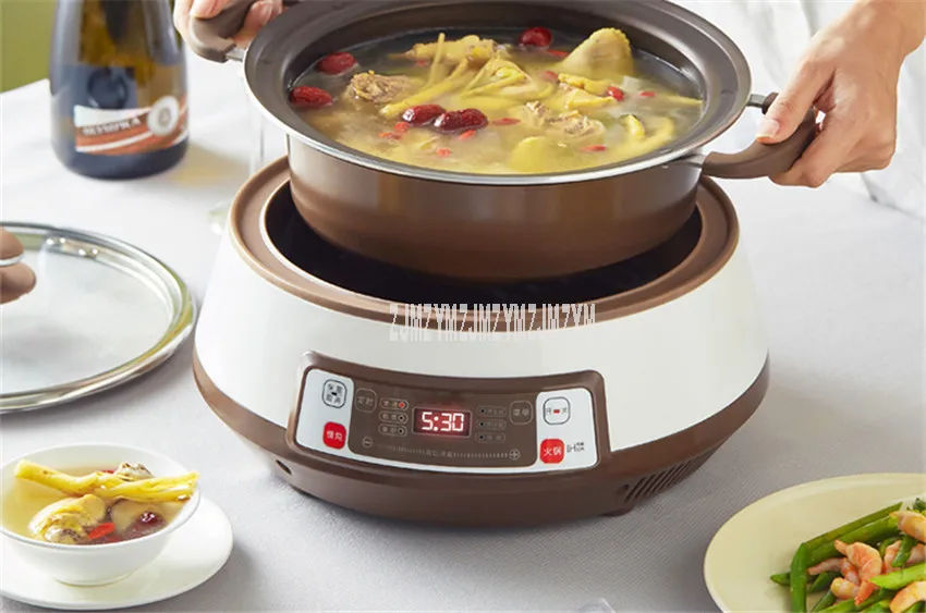 3L Electric Hot Pot Multi Cooker Household Electromagnetic Pot Separatable Korean Style Electric Cooking Machine Hotpot Cooker