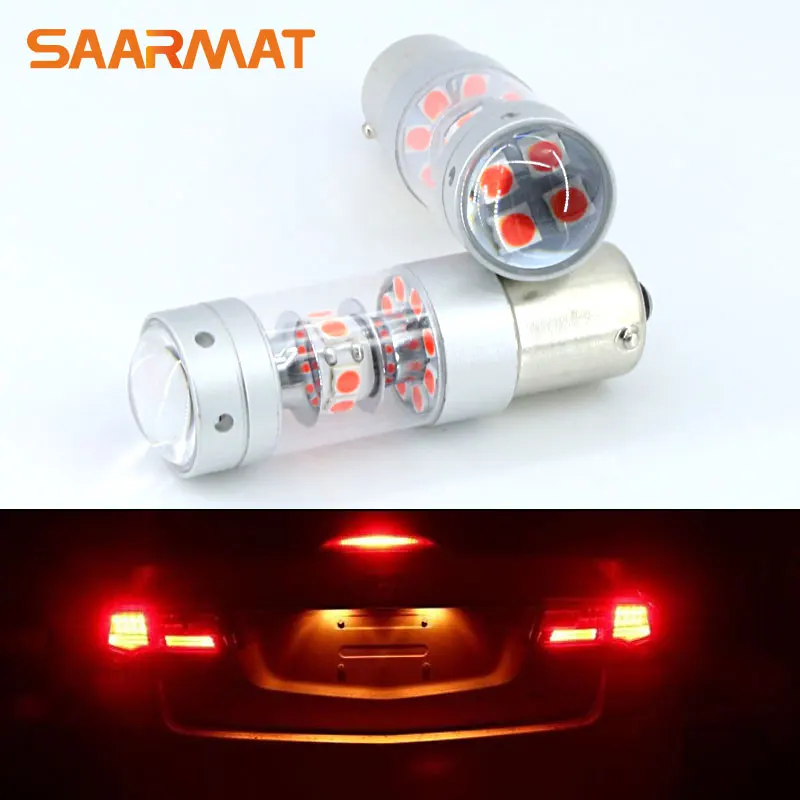 Светодиодные лампы 28 SMD 140W 1156 7506 P21W BA15S для указателей поворота задние фонари без