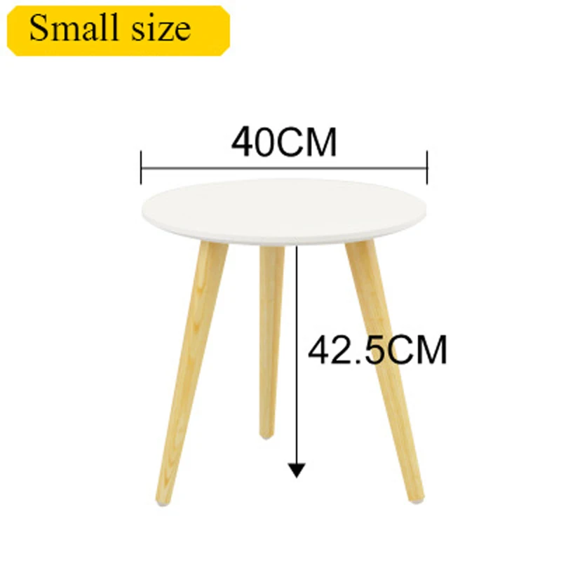 

Nordic Modern Minimalist Coffee Table Sofa Edge Several Solid Wood Creative Round Table Furniture