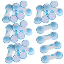 6/10/20 штук Многофункциональный Детский безопасный замок шкаф для кухонных шкафов, дверей выдвижных ящиков замки с животными для детей Защитный чехол для карт по уходу за ребенком