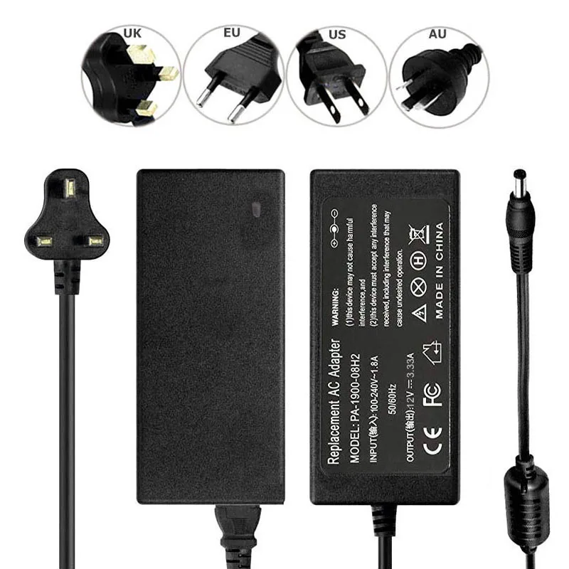 12 V 3.33A 40 Вт адаптер переменного тока Зарядное устройство для samsung XE500T1C AD-4012NHF AA-PA3N40W