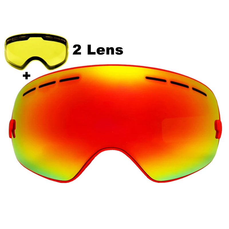 Prix pour 2 Lentille Lunettes de Ski Anti-brouillard Spherica Ski Lunettes UV400 Ski Snowboard Motocross Lunettes de Ski Lunettes Avec Éclaircissant Lentille Prix pour 2 Lentille Lunettes de Ski Anti-brouillard Spherica Ski Lunettes UV400 Ski Snowboard Motocross Lunettes de Ski Lunettes Avec Éclaircissant Lentille