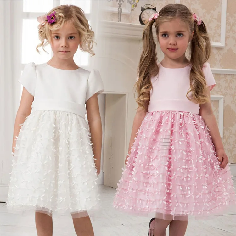 Clearance Girls Princess Dress Kids Flower Girl Fashion Party Ball Gown