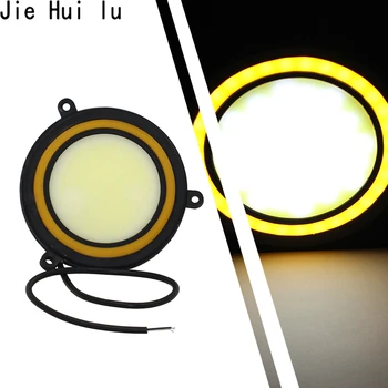 

Car DRL Daytime Running Light Flexible Round Shape White LED Lights Driving Lamp COB Lights Car-Styling 2PCS 12V DC 90mm