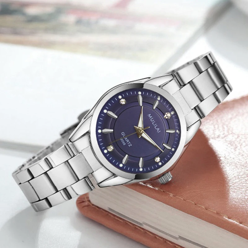 

mulilai Fashion Women Colorful Dial Reloj Mujer Concise Girl Wrist Watches Female Quartz Watches Ladies Rhinestone Clocks Watchs