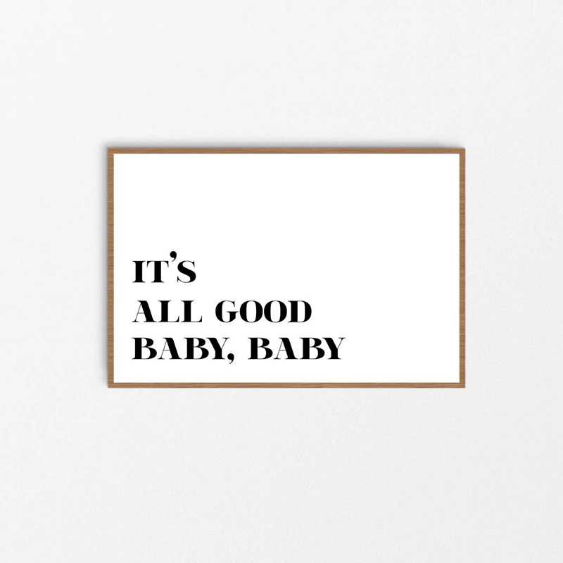 Biggie Smalls It S All Good Baby Song Lyrics Art Canvas Poster Print Notorious Big Hip Hop Rap Picture Painting Home Wall Decor Painting Calligraphy Aliexpress