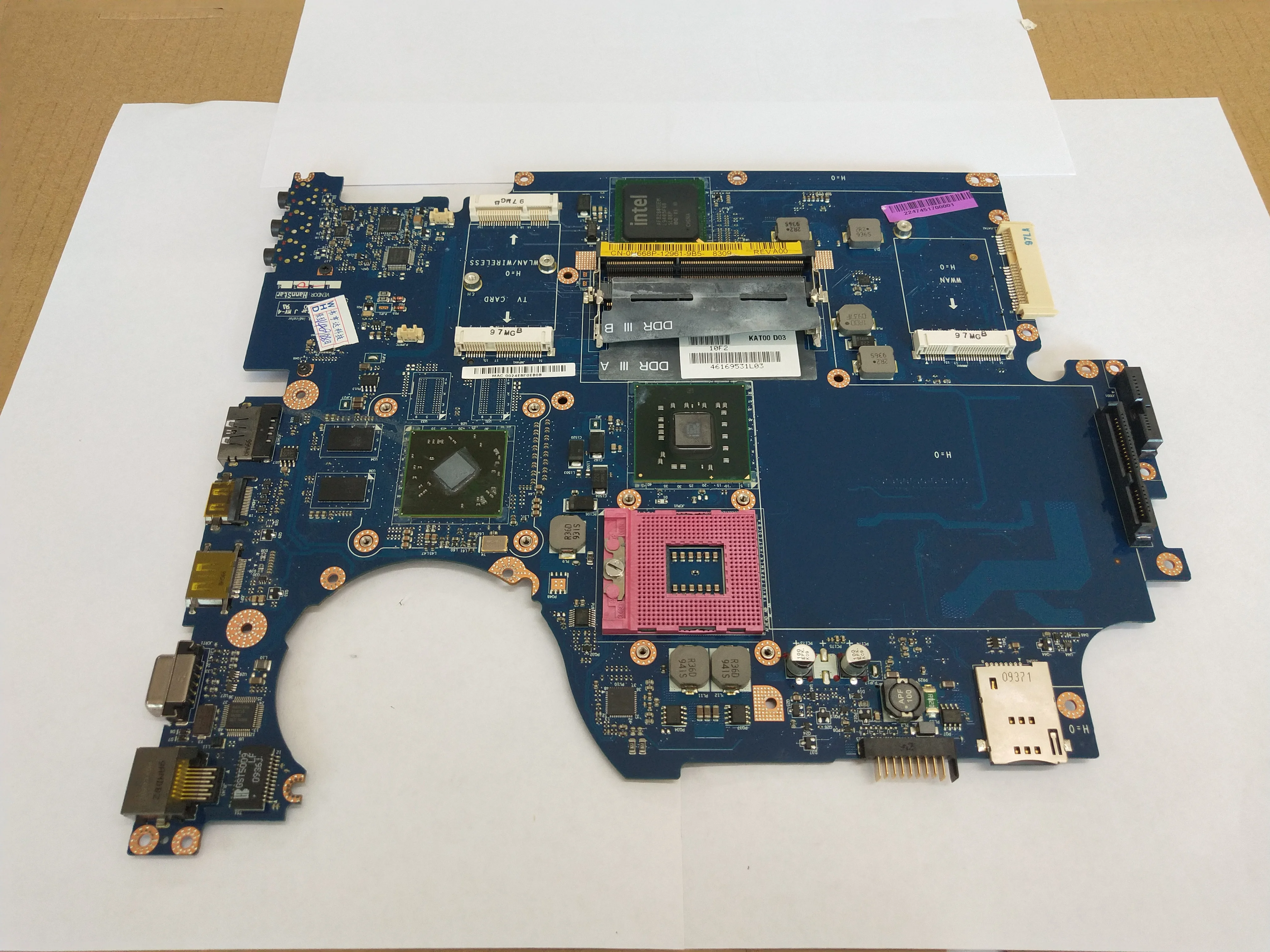 

For DELL Studio 1745 Laptop Motherboard LA-5151P CN-0H668P 0H668P H668P Tested 100% work