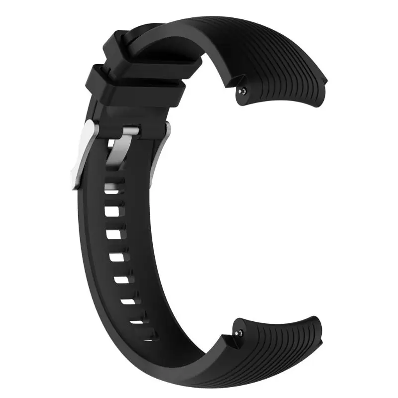 22 мм силиконовый ремешок для наручных часов для samsung Galaxy Watch 46 мм gear S3 Frontier/Classic gear 2 R380 - Цвет ремешка: BK