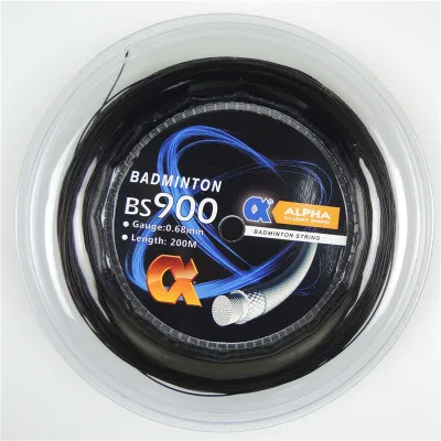 Alpha 0.68mm Badminton Racket String BS900 Coil Control Badminton String 200m Reel Good Durability Good Durabili Made in Taiwan - Цвет: black