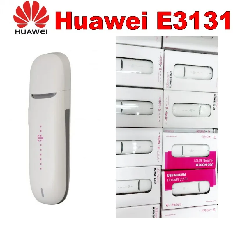 Лот 1000 шт. Новый Разблокирована HUAWEI e3131 3G WI-FI USB DONGLE 21.1MPS HSPA + широкополосный модем