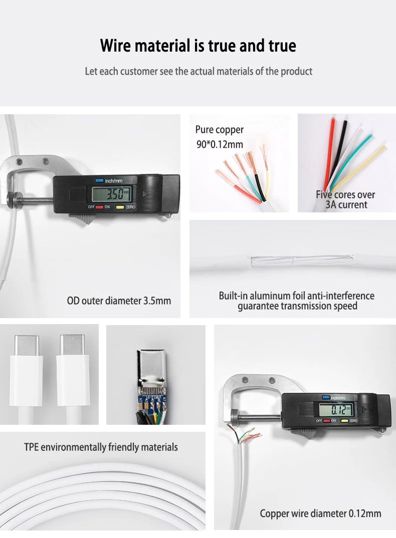 Кабель Robotsky usb c на usb-c, 3А PD, быстрая зарядка, type c на type-c, штекер для samsung S8 S9, Macbook, кабель для синхронизации данных, зарядный кабель