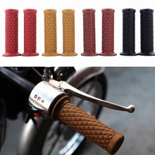 7/" 22 мм резиновая рукоятка руля бар конец для мотоцикла велосипед Кафе Racer чехлы