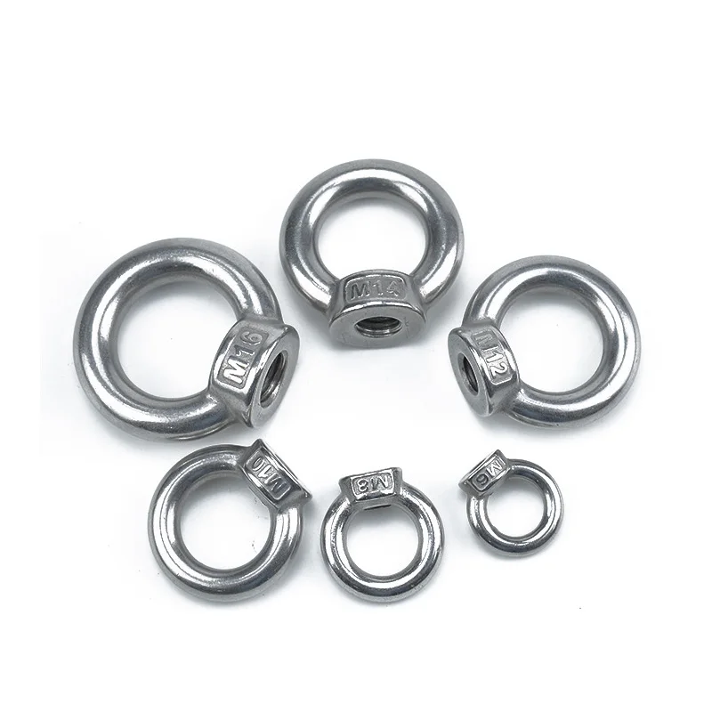 A2 304 in acciaio inox sollevamento occhio Dadi DIN 582 Donna M6 M8 M10 M12 M16 M20 M24