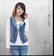 Large Size Bust 5XL Women's Jeans Vest Summer Thin Pure Blue Pocket Jacket Cardigan Sleeveless Female O-Neck Button Waistcoat