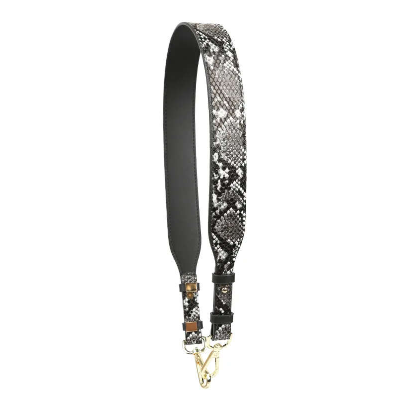 Alligator Pattern Women Shoulder Bag Strap Adjustable Fashion Wide Leather Straps Handbag Replacement For Women Bag Accessories