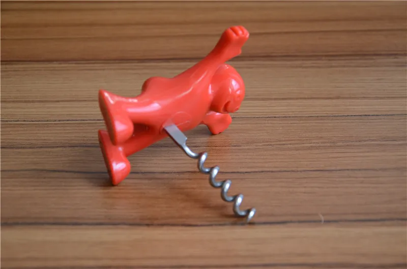 Creative Funny Happy Man Red Wine Bottle Opener Dick Shape Convenient