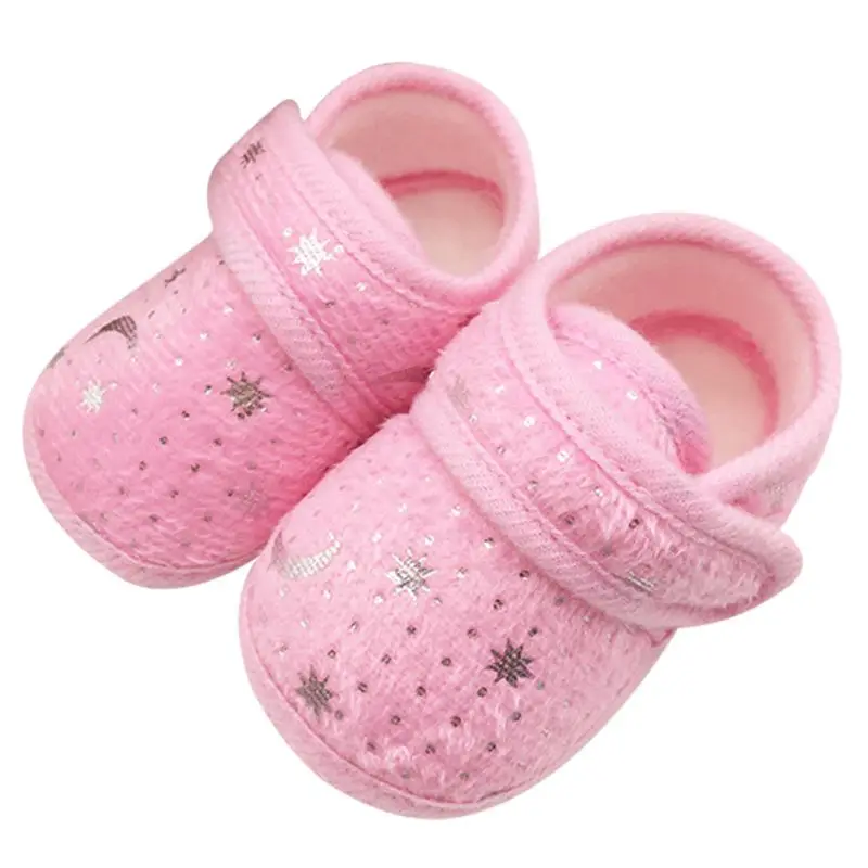 Милая детская обувь для девочек 0-12 месяцев; нескользящая обувь для малышей