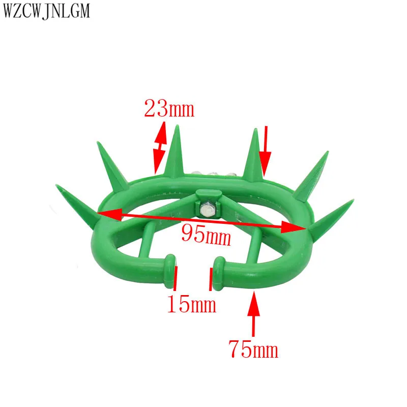1 шт. Оборудование для фермерских животных зеленый и прочный пластиковый теленок weaner анти-сосание доильный стоп комплект