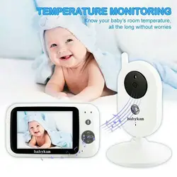 Babykam babyfoon met камера cry babies bebe lloron Мини 3,5 дюймов ЖК-дисплей ИК Ночное видение ребенка домофон колыбельные температура мониторы