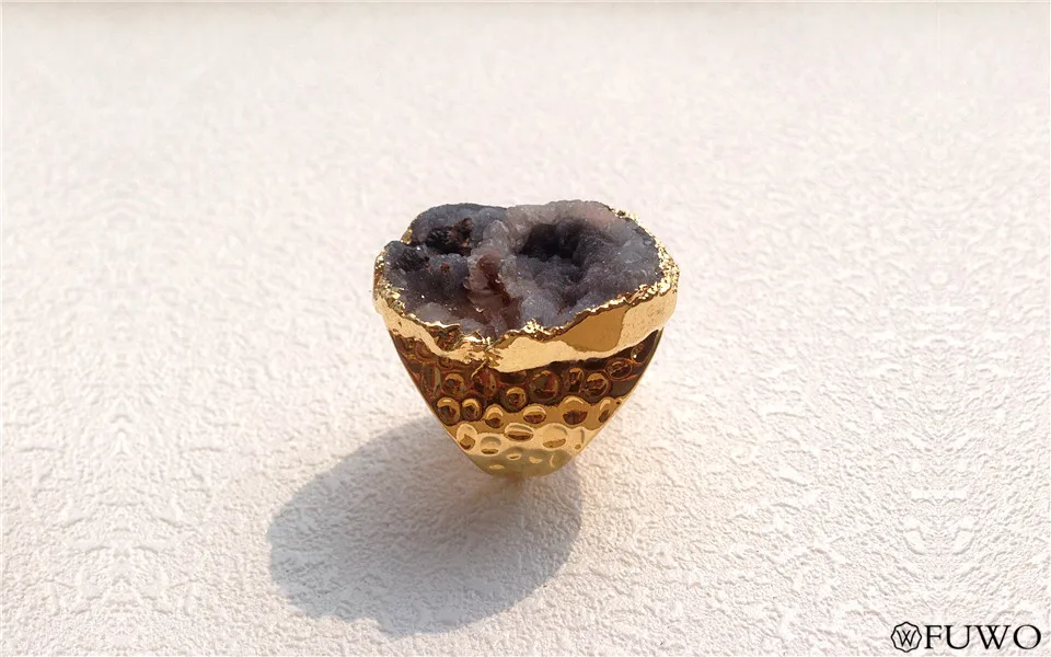 Natural Sun Agate Stone Rings 7