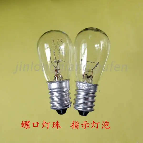 

E14 screw indicator 110V 8W 15W small signal lamp lighting instrument machine screw lamp