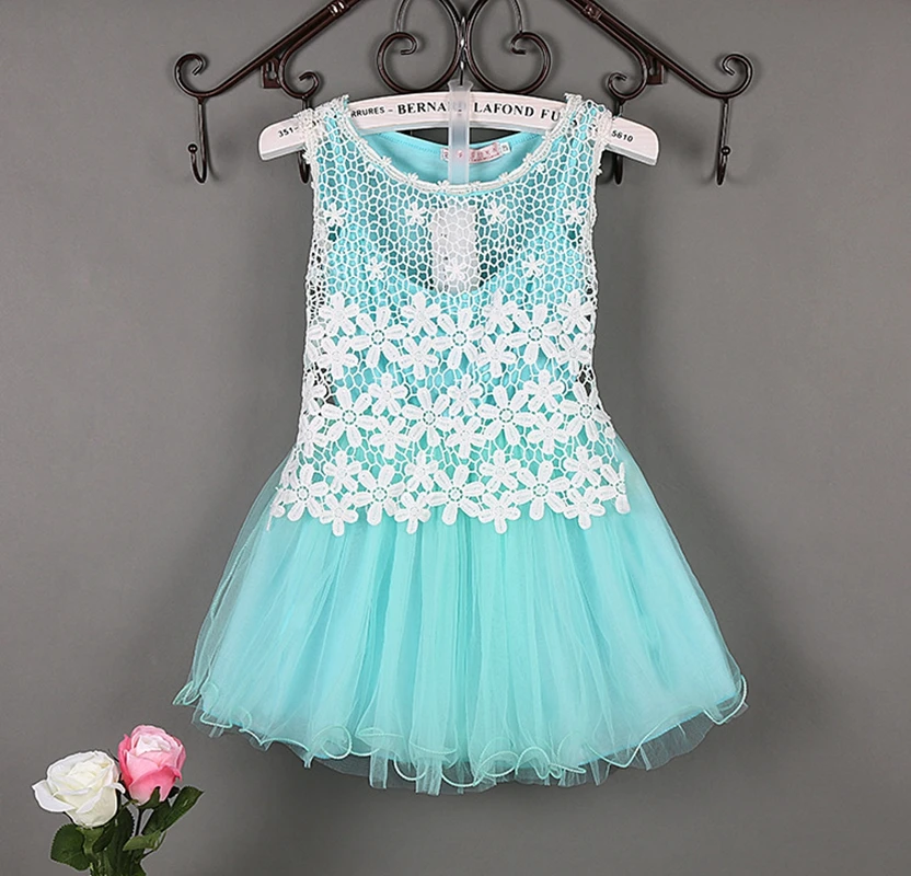 

lace Flower Girls Dresses For Wedding Tulle Lace Long Girl Dress Party Christmas Dress Children Princess Costume For Kids