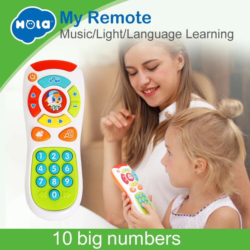 

HOLA 3113 Baby Toys Electric Click & Count Remote with Light & Music Kids Early Learning Educational Toys for Toddler Gift