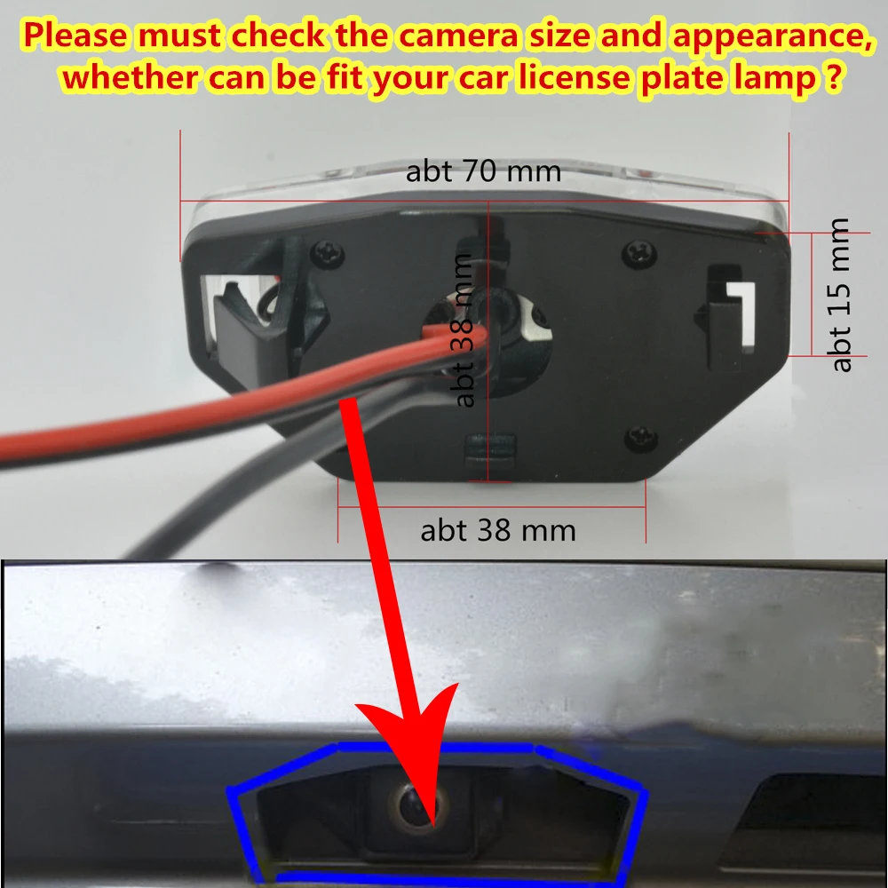 Зеркало заднего вида светодиодный 2 4 ГГц|rear view camera|led night visioncar rear reverse camera |