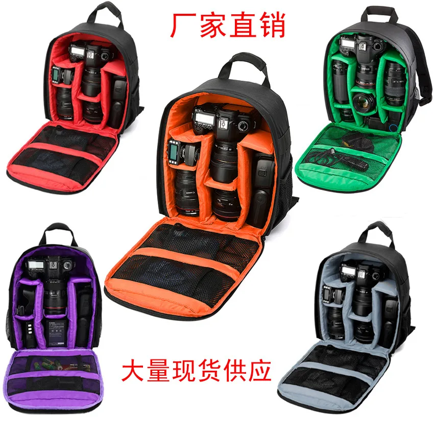 

Cross-Border Explosion Models Digital Camera Bag Outdoor Anti-Water SLR Camera Shoulders Backpack Photography Backpack Factory D