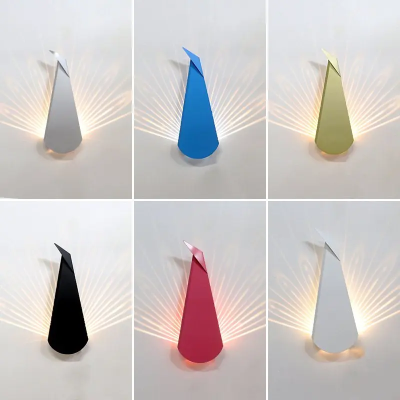 

3W LED Wall Lamps Indoor Nordic Wall Light for Bedroom Modren Decorate Wall Sconce AC110V/220V Lighting Fixture LW518438PY