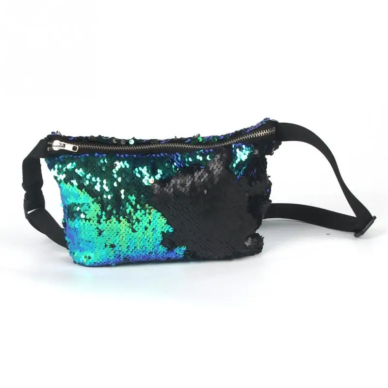 

Multifunctional Women Mini Messenger Bag Adjustable Strap Mermaid Sparkling Sequins Glitter Shoulder Handbag Party Girls Handbag
