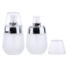 2 x заправляемая помпа лосьон-спрей контейнер для макияжа 30 мл для хранения косметических жидкостей