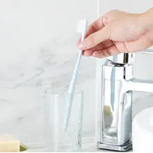 3 шт./упак. Экологичная зубная щетка для взрослых прочная пластиковая ручка мягкий уход за зубами и деснами щетка для выпрямления волос зубная щетка для путешествий